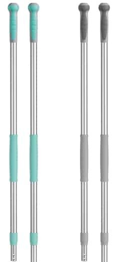 This Aluminium Telescopic Mop Handle is Light and rustproof. Thanks to its non-slip coating, it offers a good grip, even with wet gloves and leans securely against the wall. It can be combined with all TTS floor wiping systems—mop handle diameter 23mm and Length 184cm. Aluminium Telescopic Mop Handle