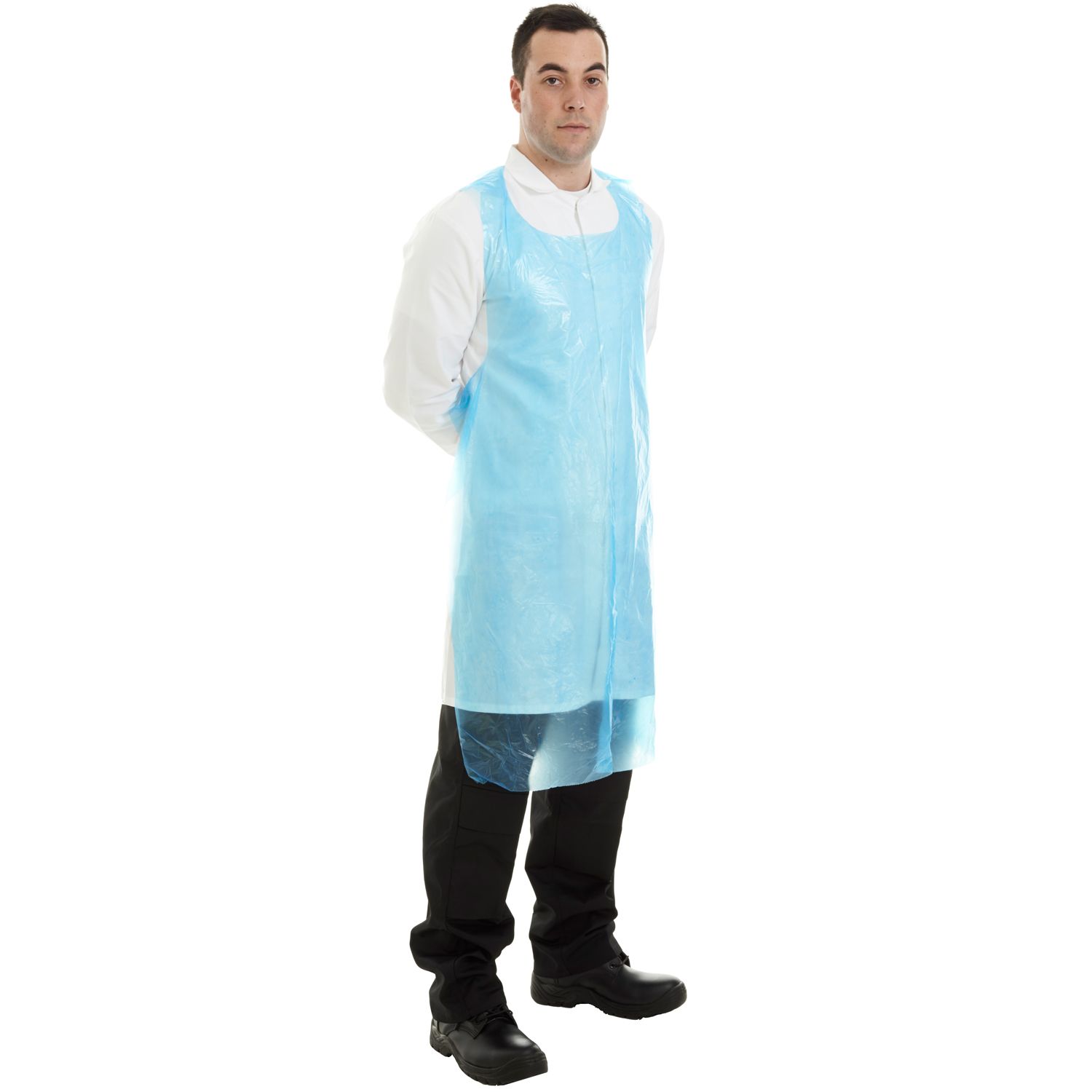 Lightweight Plastic aprons for optimal barrier protection. Made of durable polythene. Ideal for hygiene, food processing, education, and healthcare applications. Plastic Aprons