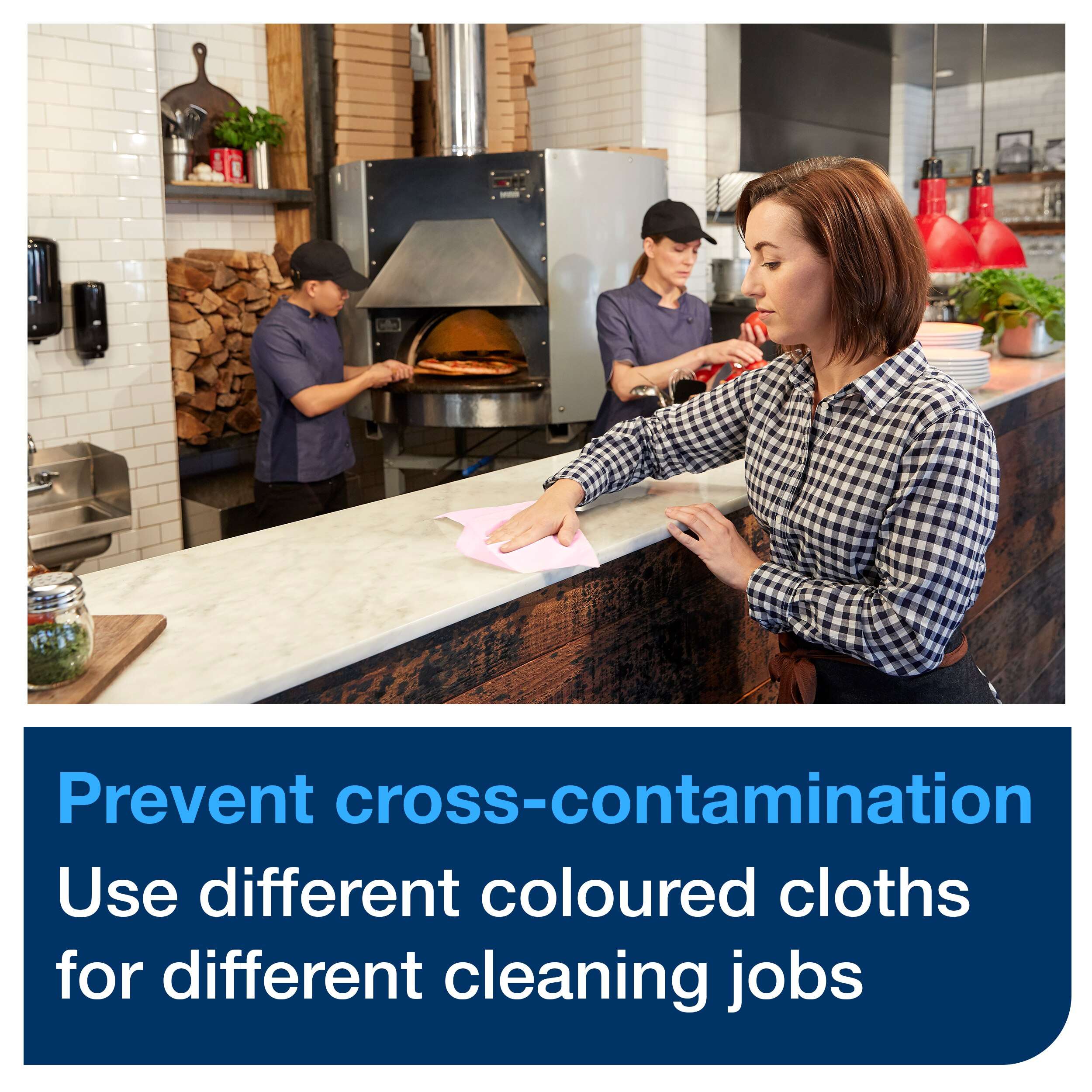 <p class="elementor-heading-title elementor-size-default">A durable and absorbent cleaning cloth that can be used repeatedly without tearing.</p> <ul class="pt-2"> <li class="ng-star-inserted">Meets your cleaning needs due to suitability with most solvents, disinfectants, and detergents.</li> <li class="ng-star-inserted">8 packs, 40 cloths each. 1 ply. Folded size L 19.3cm W 16cm. Unfolded size L 38.5cm W 30cm. Compatible with W8 dispensers.</li> </ul> Tork Long-Lasting Cleaning Cloth Red W8