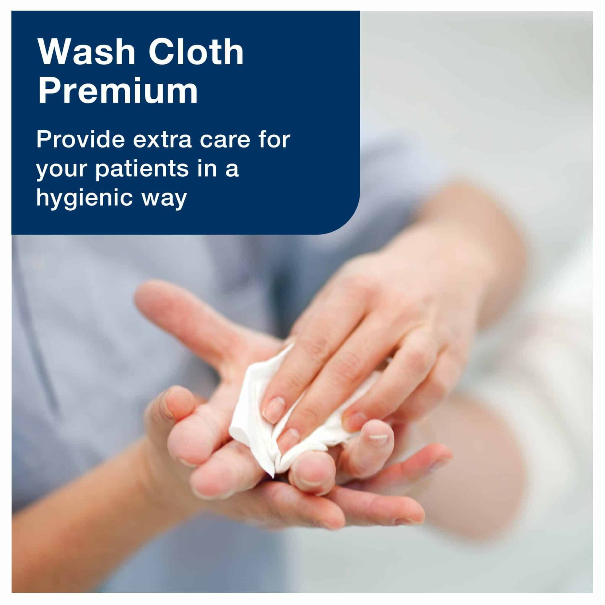 32 packs, 50 sheets each. 1 ply. Folded size L 14.5cm W 14.5cm. Unfolded size L 29cm W 29cm. Tork Soft Wash Cloth White
