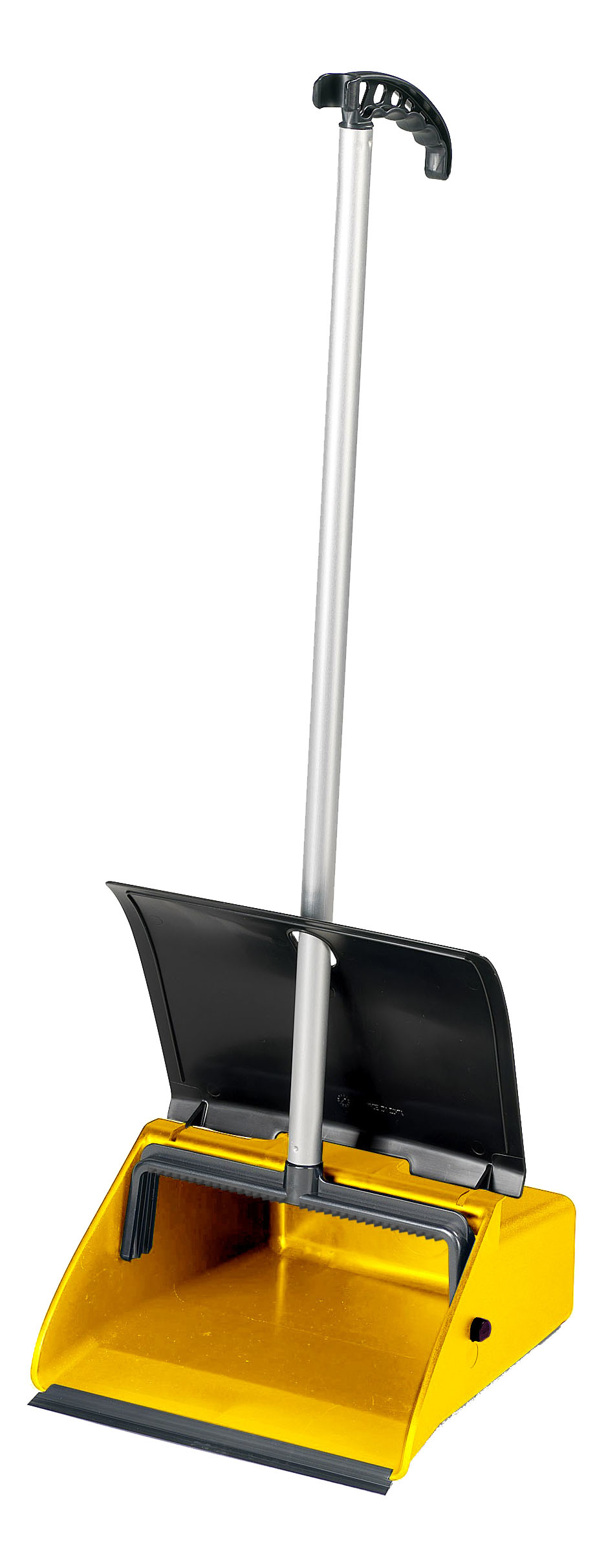 PVC <mark>Dust Pan With Handle </mark>and ergonomic grip with handle support and rubber edge. Homeowners, professional cleaners, and anyone in need of a precise and hygienic dustpan solution. Dust pan with handle