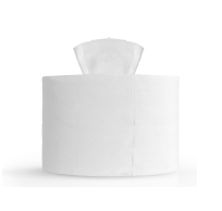 Disposable cloths for TTS Bucket with handle and hermatic lid - Code 6900003382 White Manual disposable cloth for washing in TNT, on a roll with central extraction 6 rolls with 90 tears 32 x 28cm disposable cloth