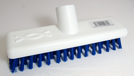 9" Abbey Hygiene Deck Scrub Blue x1