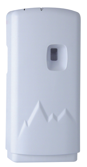 • Dispenser for Prodifa Mini Spray Air freshener • White Exclusive refill 150ml capacity Using a measuring valve of 50 microliters Around 3000 sprays per can Maximized distribution of fragrance in the room thanks the spray micronisation technology Batteries Not Included Mini Prog Dispenser x 1