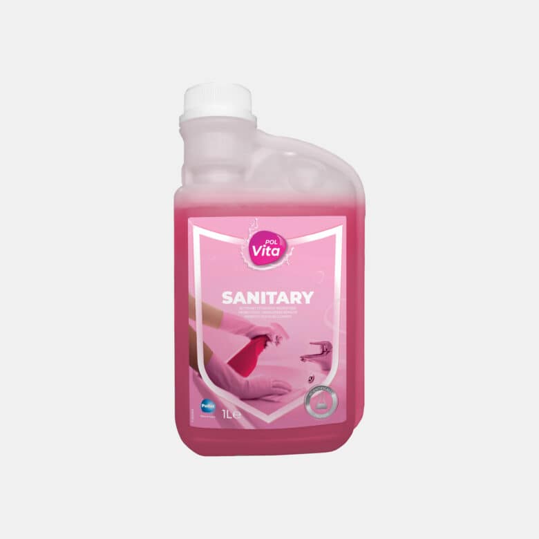 Concentrated, probiotic-based descaling cleaner for sanitary environments: toilets, showers, floors, etc. Promotes general well-being by installing a natural, protecting microflora. Using PolVita Sanitary as a daily cleaner ensures effective and continuous cleaning against dirt, and ensures the elimination of bad odors. Fresh minty fragrance. descaling cleaner