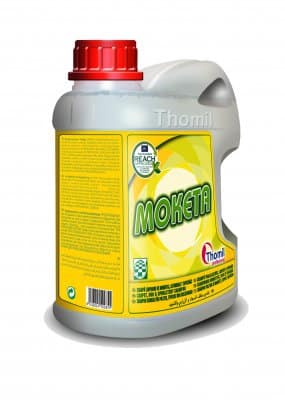 Neutral shampoo for deep cleaning carpets, rugs, and upholstery. No rinse needed. Crystallizes and lifts dirt for fast, effective results. <p style="margin-top:1;"><strong style="color:#9d2235;">Note: This product may be subject to a 2-week lead time.</strong></p> Thomil Moketa