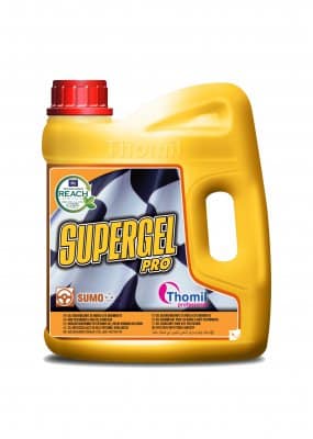 <p style="margin-bottom:1px;">Ultra-concentrated hand degreasing gel designed to tackle heavy-duty grease, oils, paints, dyes, and grime.</p> <p style="margin-bottom:1px;">Safe on skin — free from solvents and abrasives.</p> <p style="margin-bottom:0;"><strong style="color:#9d2235;">Note: This product may be subject to a 2-week lead time.</strong></p> Sumo Supergel Pro
